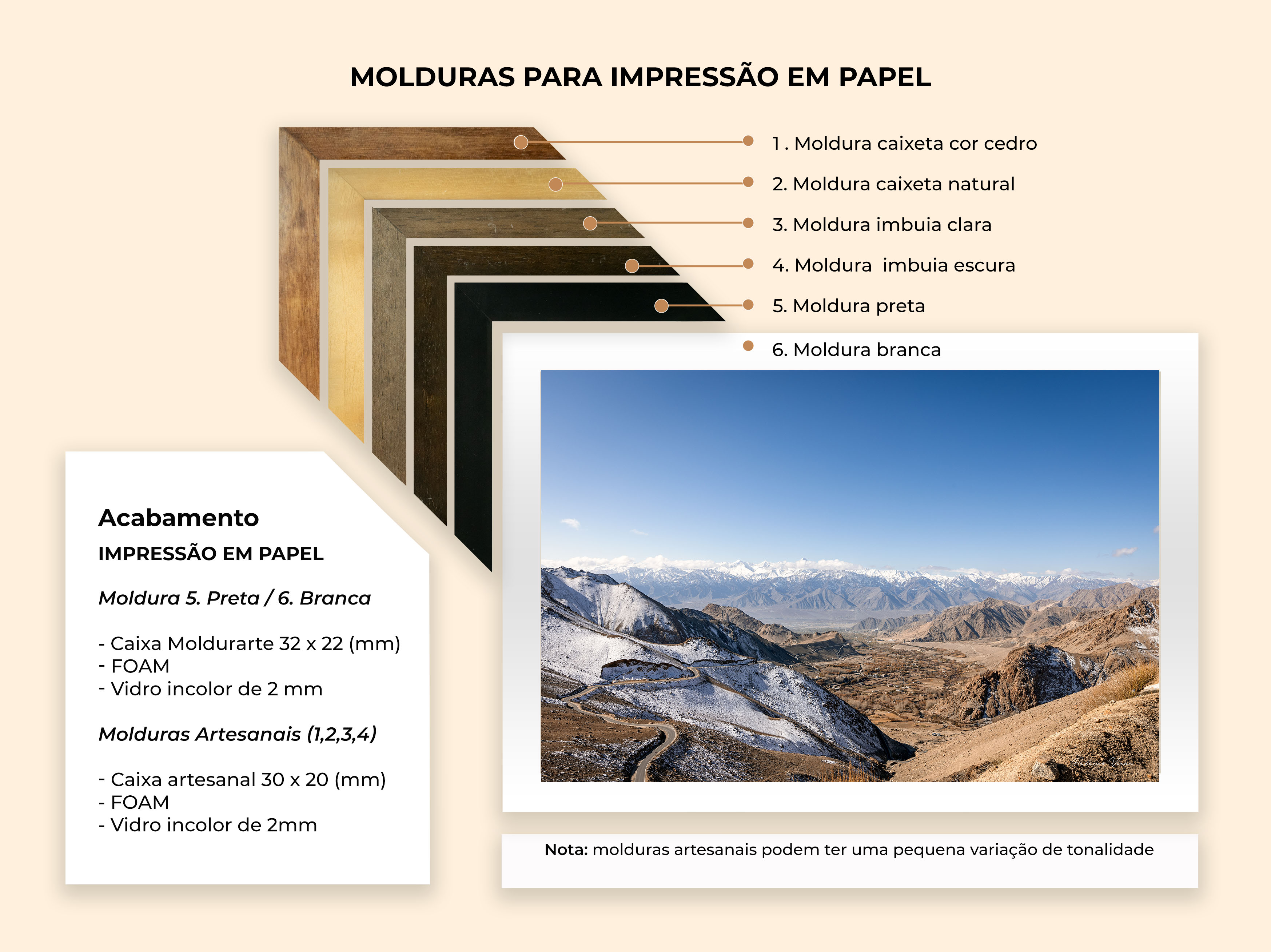 Molduras para Papel Fotografico